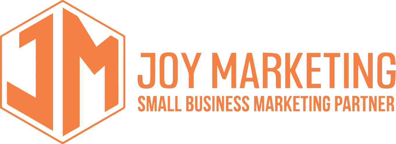 Joy Marketing Orange Logo Footer